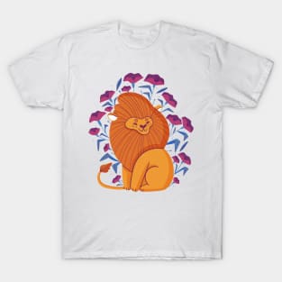 Mane Flower Lion T-Shirt